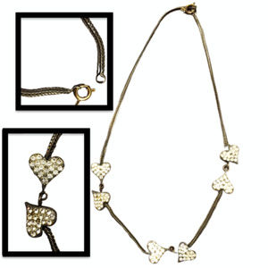 💖✨ Heart Dazzler: Necklace with Sparkles – Love Shines! ✨💖